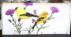 Goldfinches Mailbox