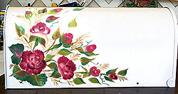 Roses & Ferns Mailbox