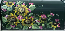 Sunflower Garden Mailbox